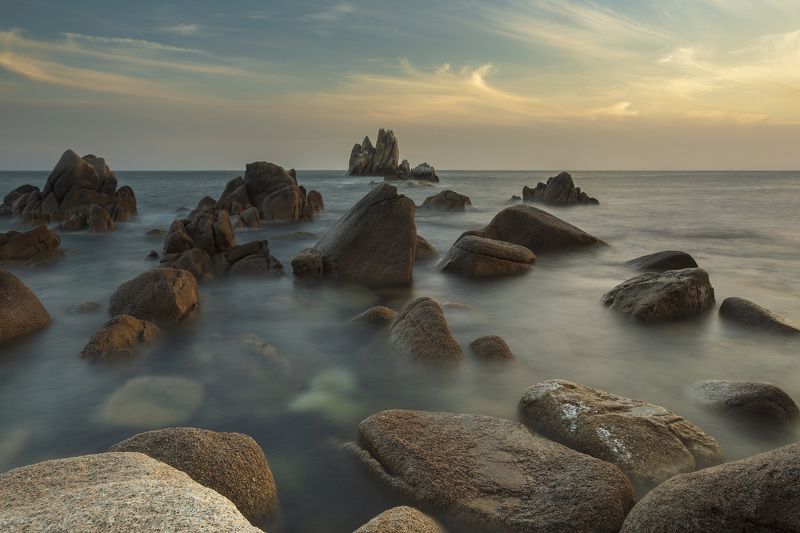 море,закат, облака  фото превью