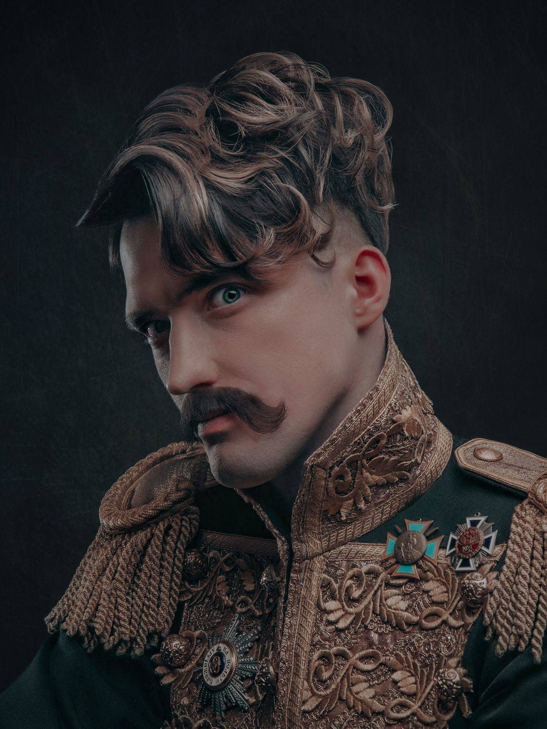 прическа, портрет, мужчина, Людмила Яковлева