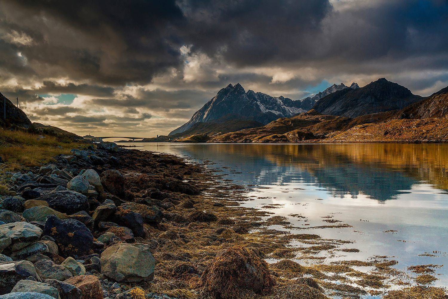 норвегия,лофотены,горы,фьорд, Денисов Игорь