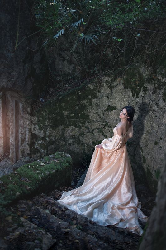 девушка принцесса романтика море замок балкон история Джульетта фото превью