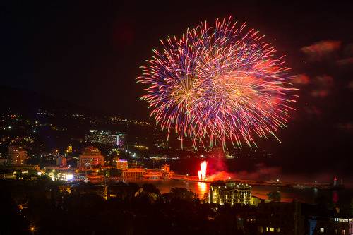 Ночная Ялта