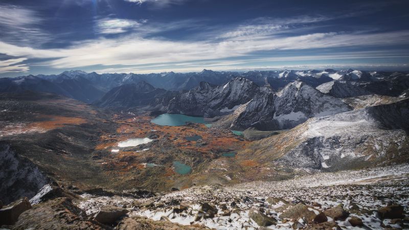 алтай, озеро, горы, лес, природа, закат, рассвет, красота, приключения, путешествие Озеро Алла-Аскыр фото превью