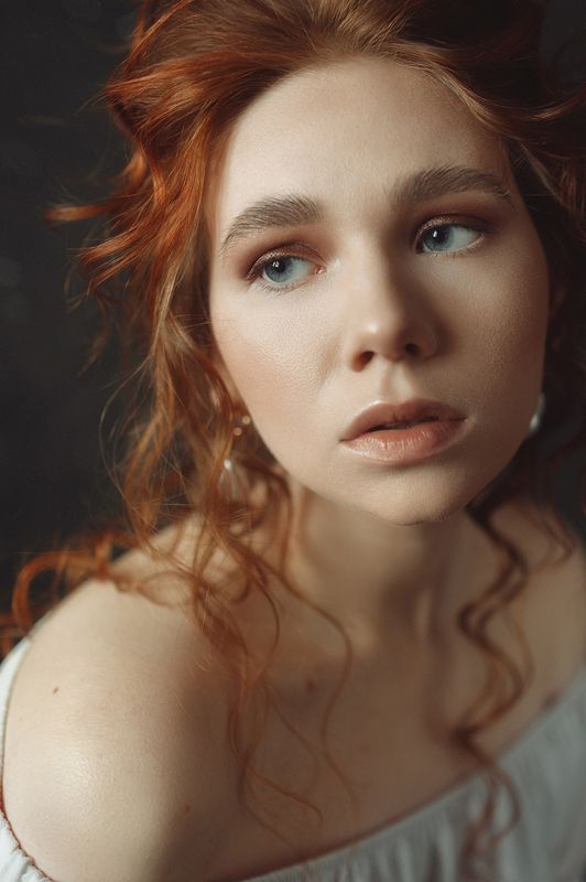 девушка, рыжая, портрет Алиса фото превью