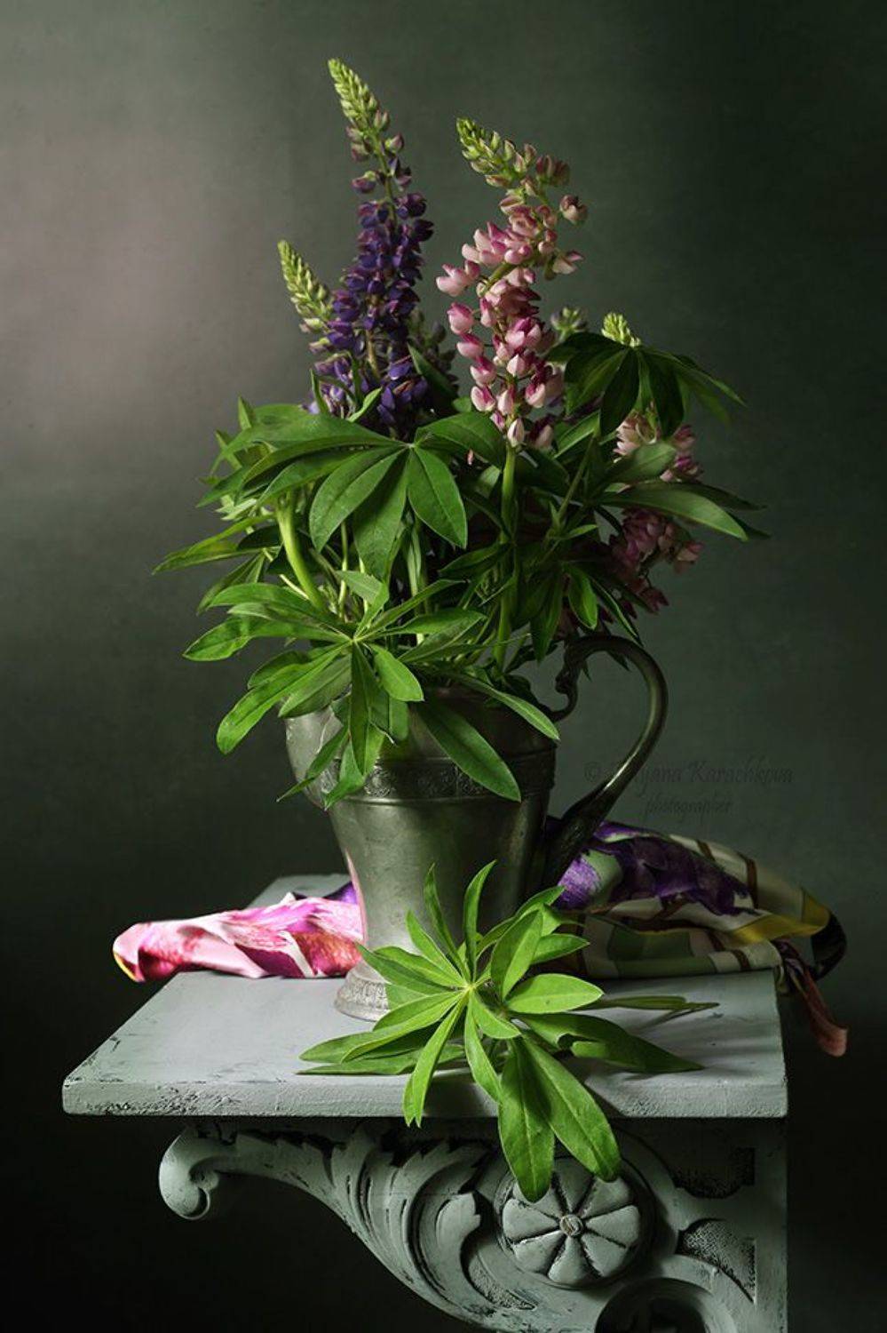 натюрморт, лето, цветы, люпины, Tatyana Karachkova