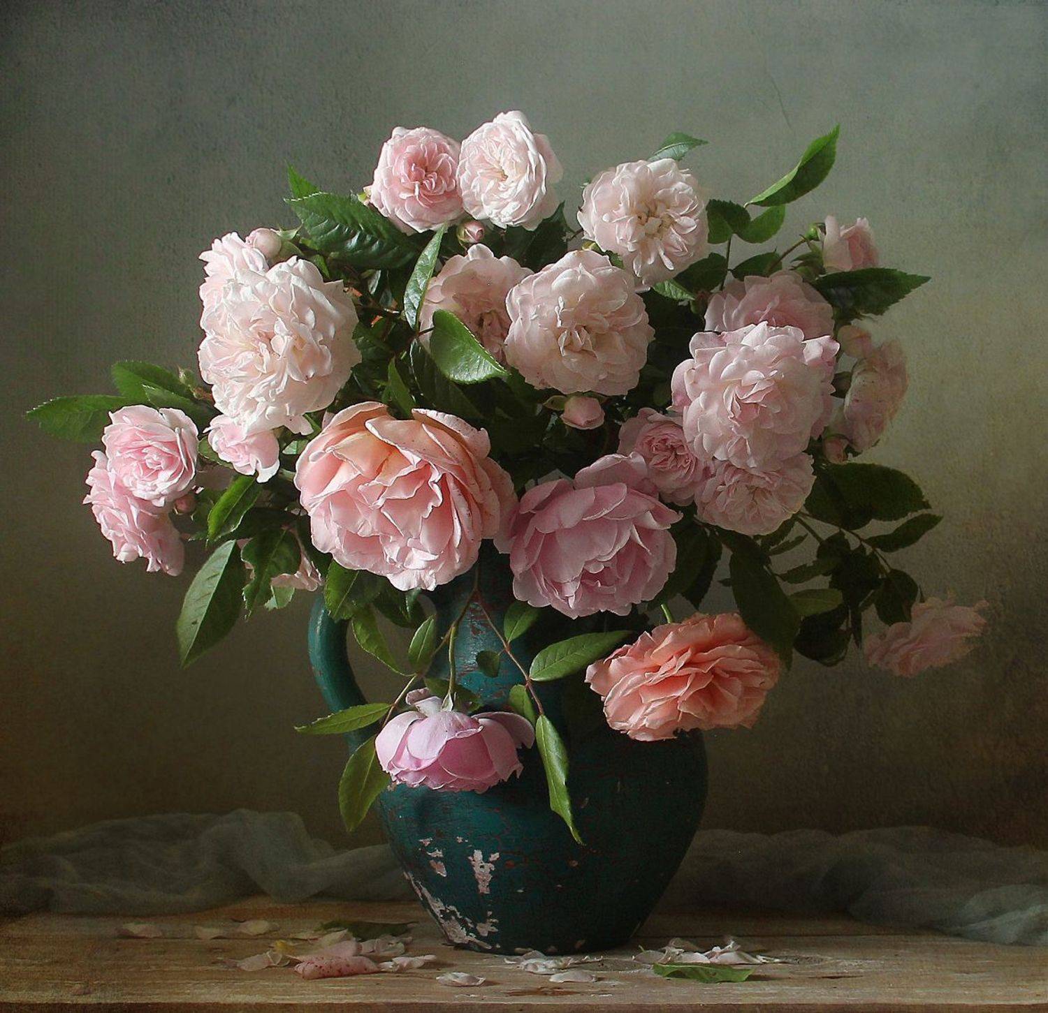 натюрморт, цветы, розы, лето, марина филатова, букет цветов, Марина Филатова