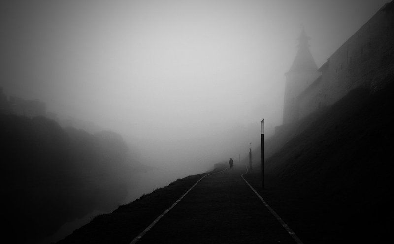 псковский, кремль, утро *** фото превью