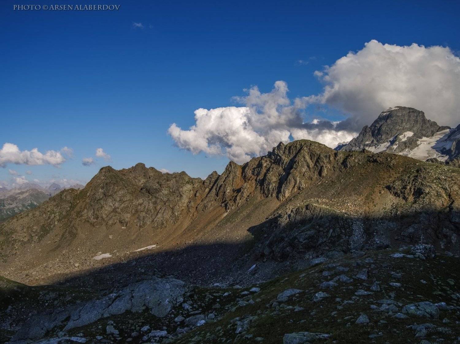 Архыз, Горы, Каваказ, Карачаево-Черкесия, Небо, Облака, Арсен Алабердов
