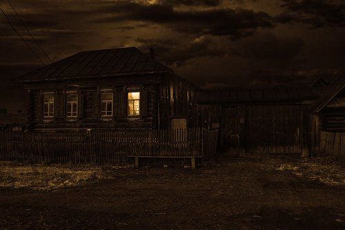 Вечер в деревне