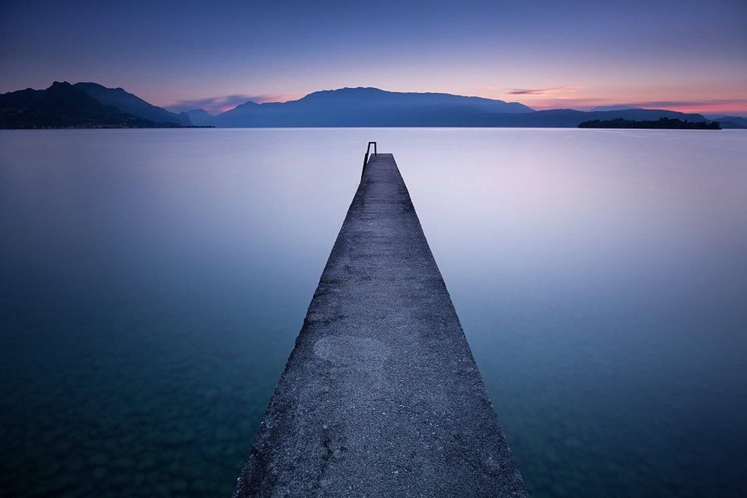 Brescia, Coast, Garda, Italiea, Italy, Lago, Lago di Garda, Lake, Lake garda, Long exposure, Morning, Mountains, Pier, Sky, Sunrise, Daniel Řeřicha