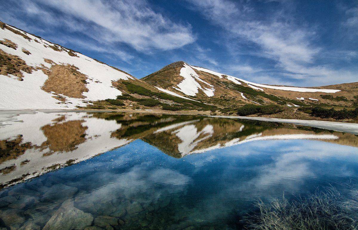 Karpaty, Lake, Mountains, Ukraine, Карпаты, Озеро, Украина, Владимир Куцый