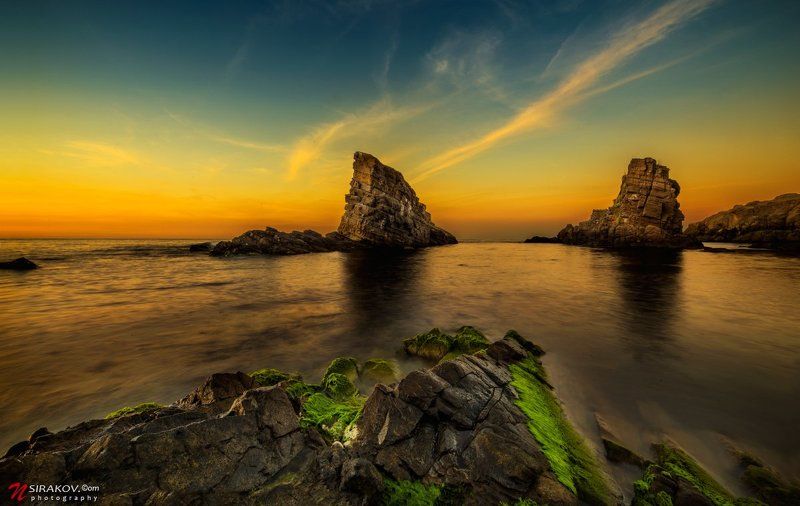 Tонущего корабля рядом Синеморец, Болгарии фото превью