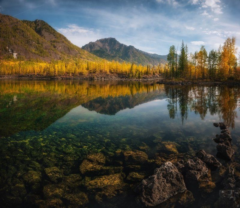 Осень на озере Олон-Нур... фото превью