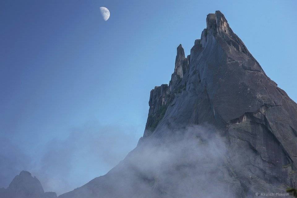 Ергаки, Красноярский край, Луна, Парабола, Акулич Макс