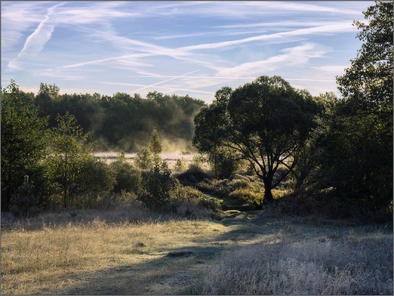Беларусь, Березина, Деревня, Осень, Река Осень на р. Березина фото превью