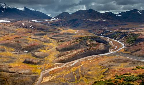 Камчатка с вертолета