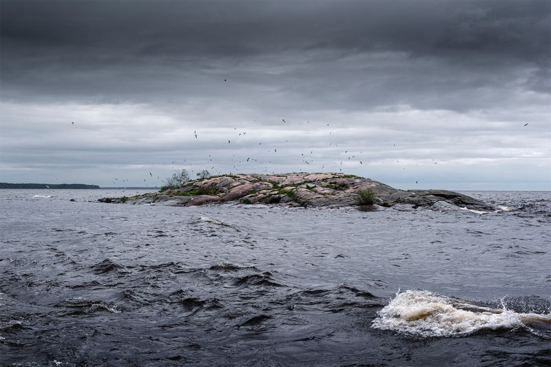 ладога, шторм Шторм на Ладоге фото превью