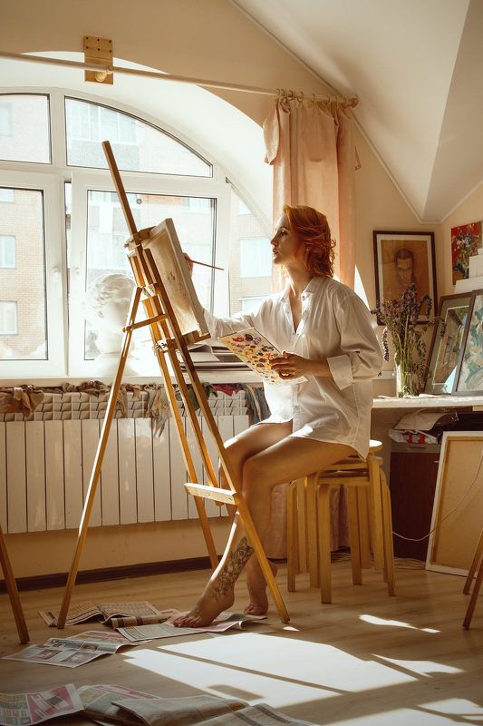 За работой фото превью