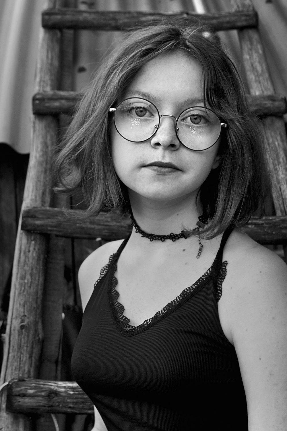 девушка, портрет, глаза, взгляд, волосы, апатиты, заболотье, деревня, Николай Смоляк