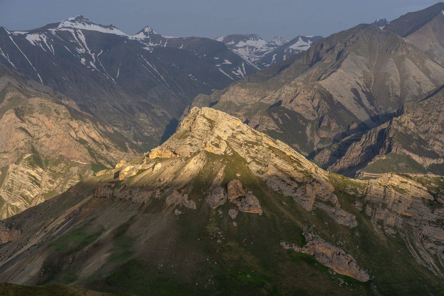 горы, кавказ, свет, рассвет, Баландин Дмитрий