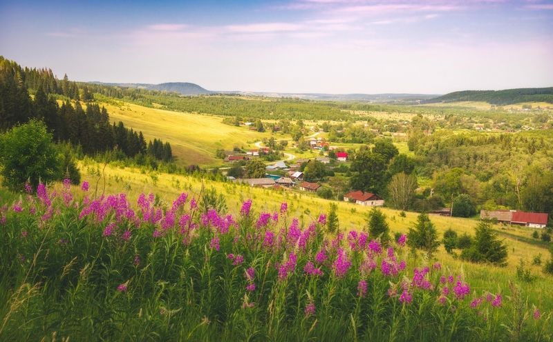 Знойный полдень. Долина речки Кишертки фото превью