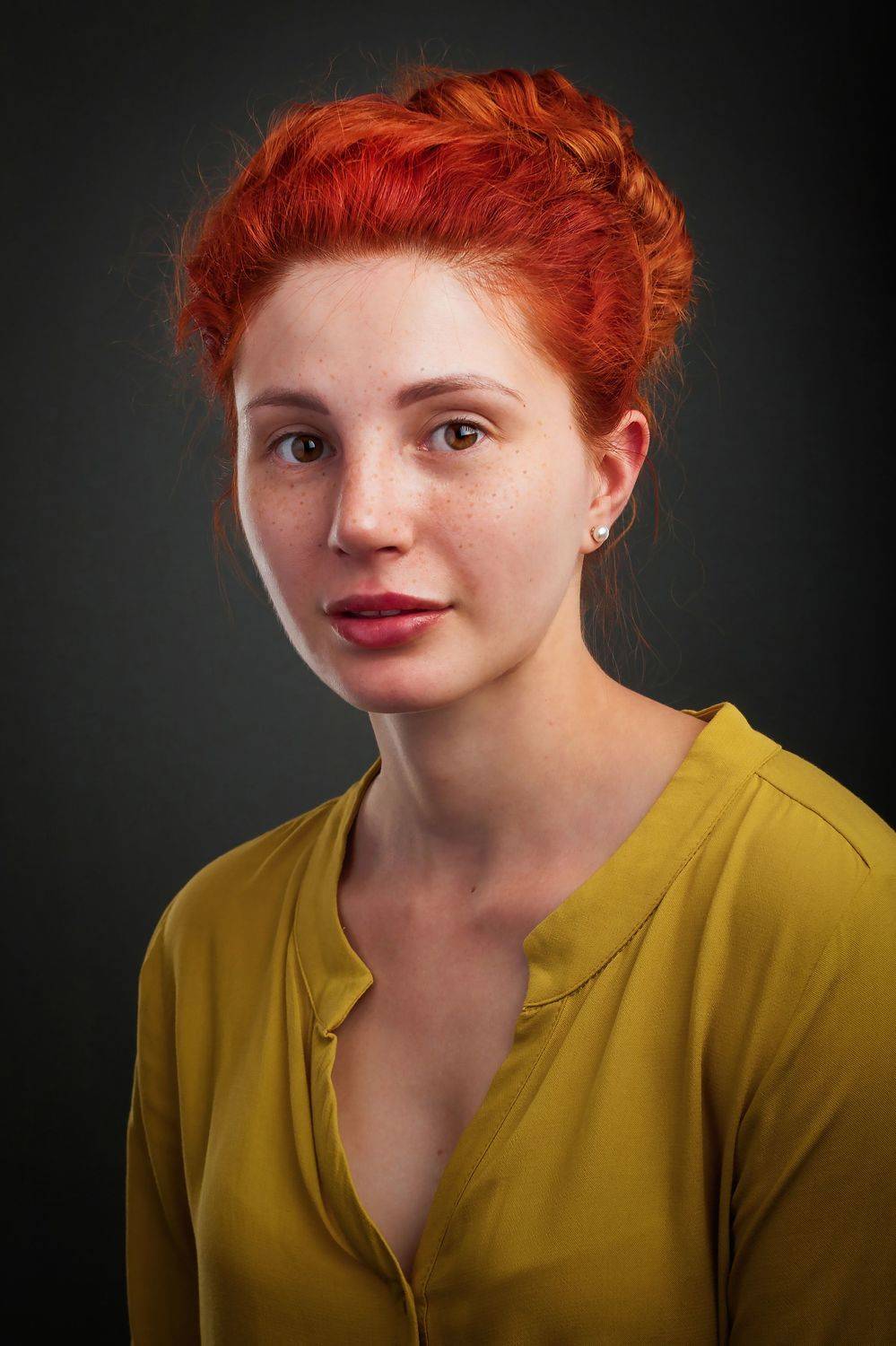 девушка портрет студия, Дёгтев Евгений