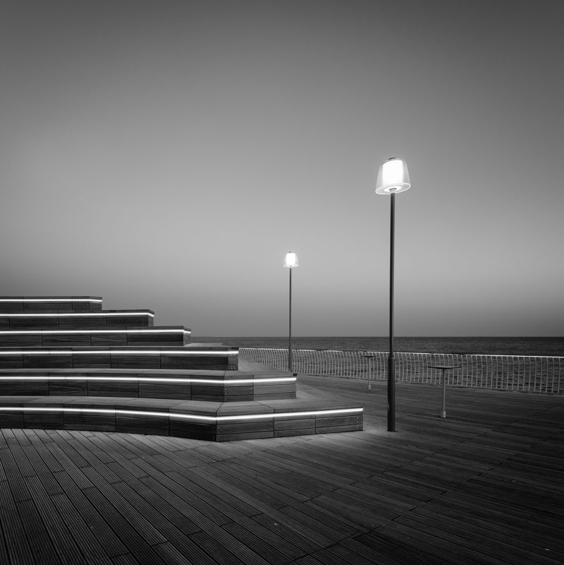 lamps, morning, blackandwhite Lamps фото превью