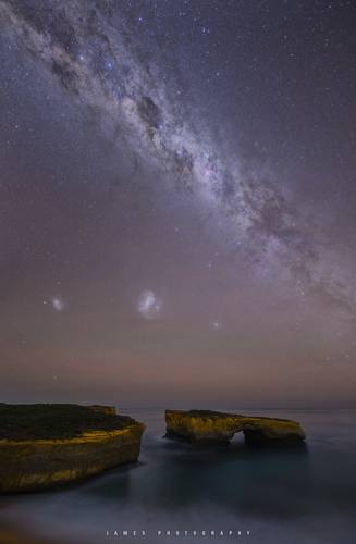 Milky Way over London Bridge