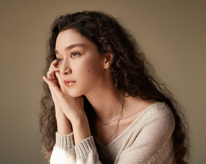 portrait dramatic light model girl photographer beauty art  Set фото превью