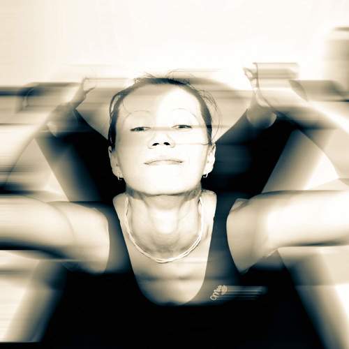 Photoart of Yoga practice