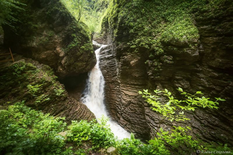 водопад, сердце руфабго, кавказ, пейзаж Сердце Руфабго фото превью