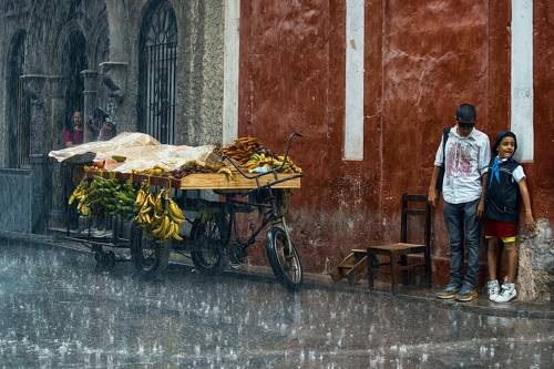 В Гаване идут дожди