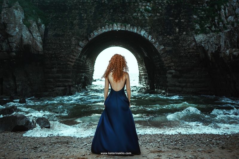 sea, queen, pray, queen, princess, ocean, framing, waves, woman, light  The Sea фото превью