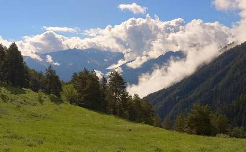 Утро в горах