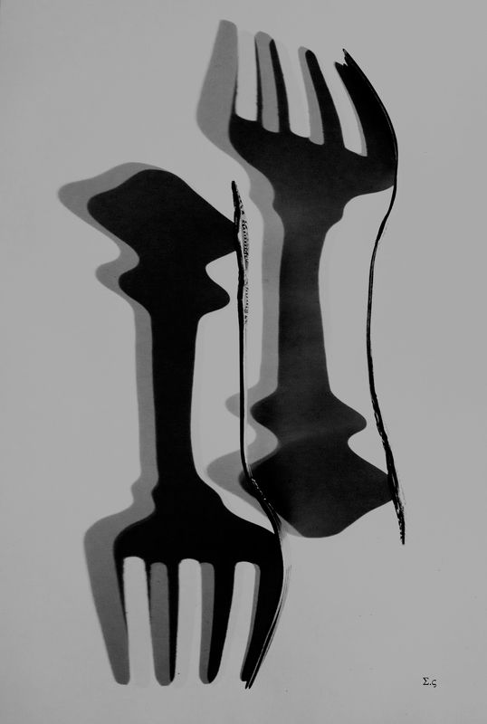 ВИЛКИ ВИЛКА ТЕНИ ТЕНЬ  FORK  фото превью