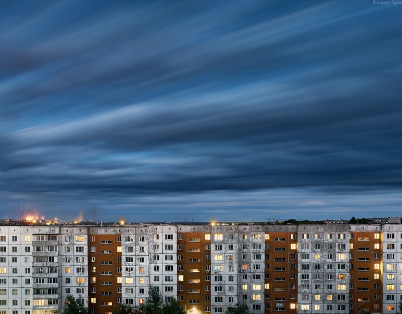 Городская буря фото превью