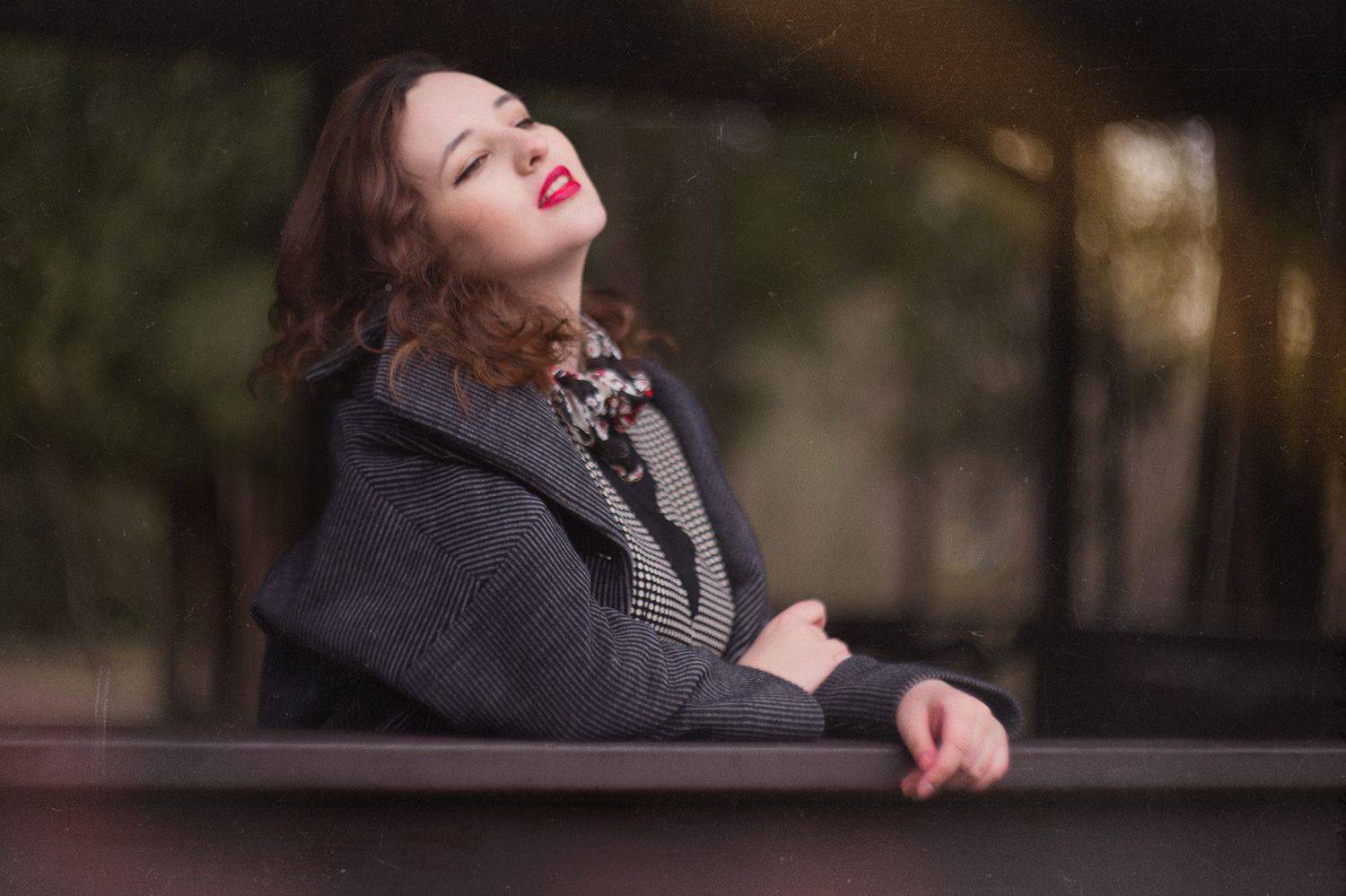 Портрет, фотосессия, весна, шум, ретро, винтаж, природа, гелиос, Башкатова Юлия