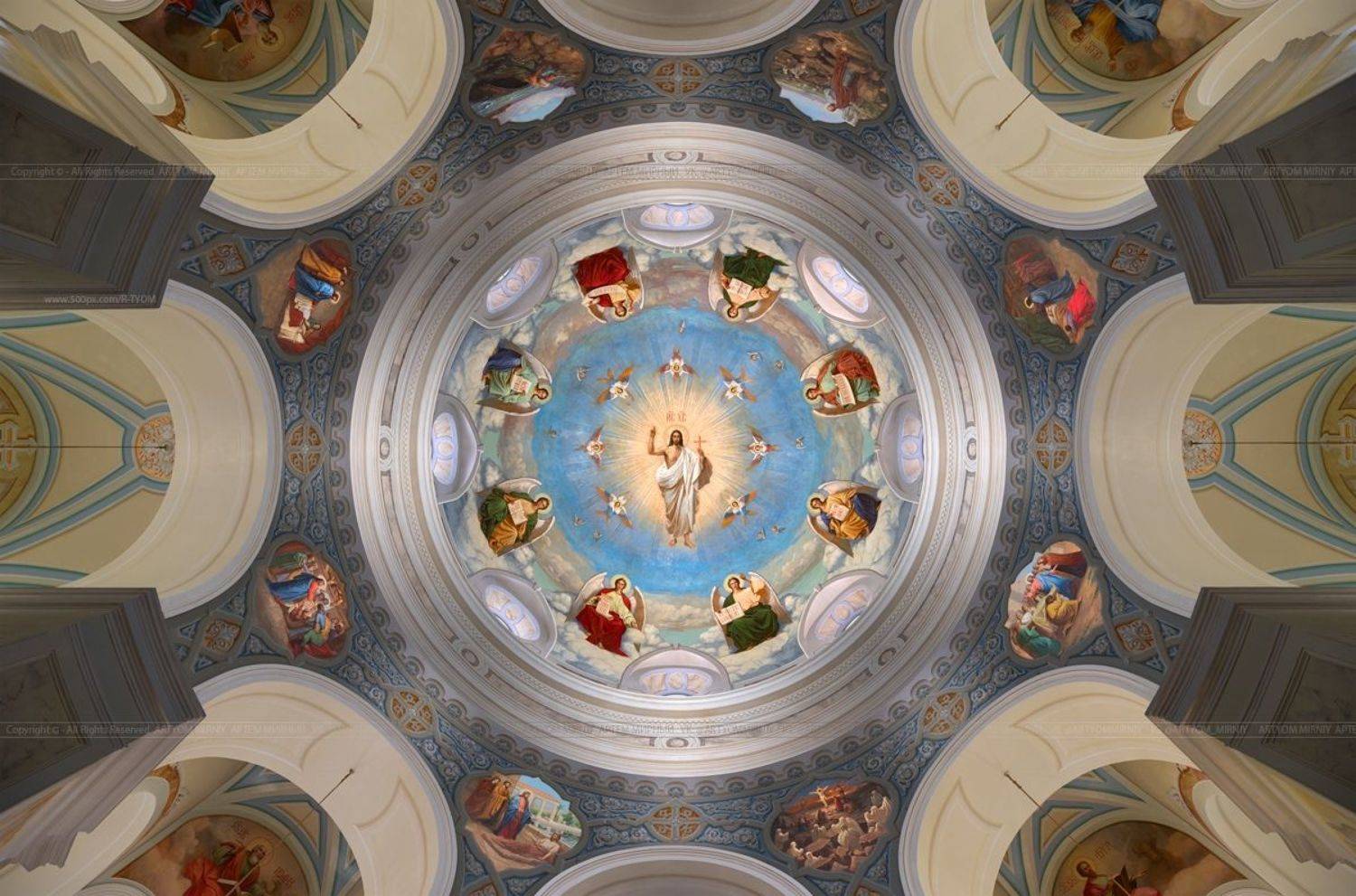 книга владыка моря, плафон, потолок, ceiling, ceiling-art, capriccio, veduta, photoartist, ведута, каприччио, фотохудожник, храм, россия, артем мирный, курск, russia, artyom mirniy, kursk, church,, Артём Мирный