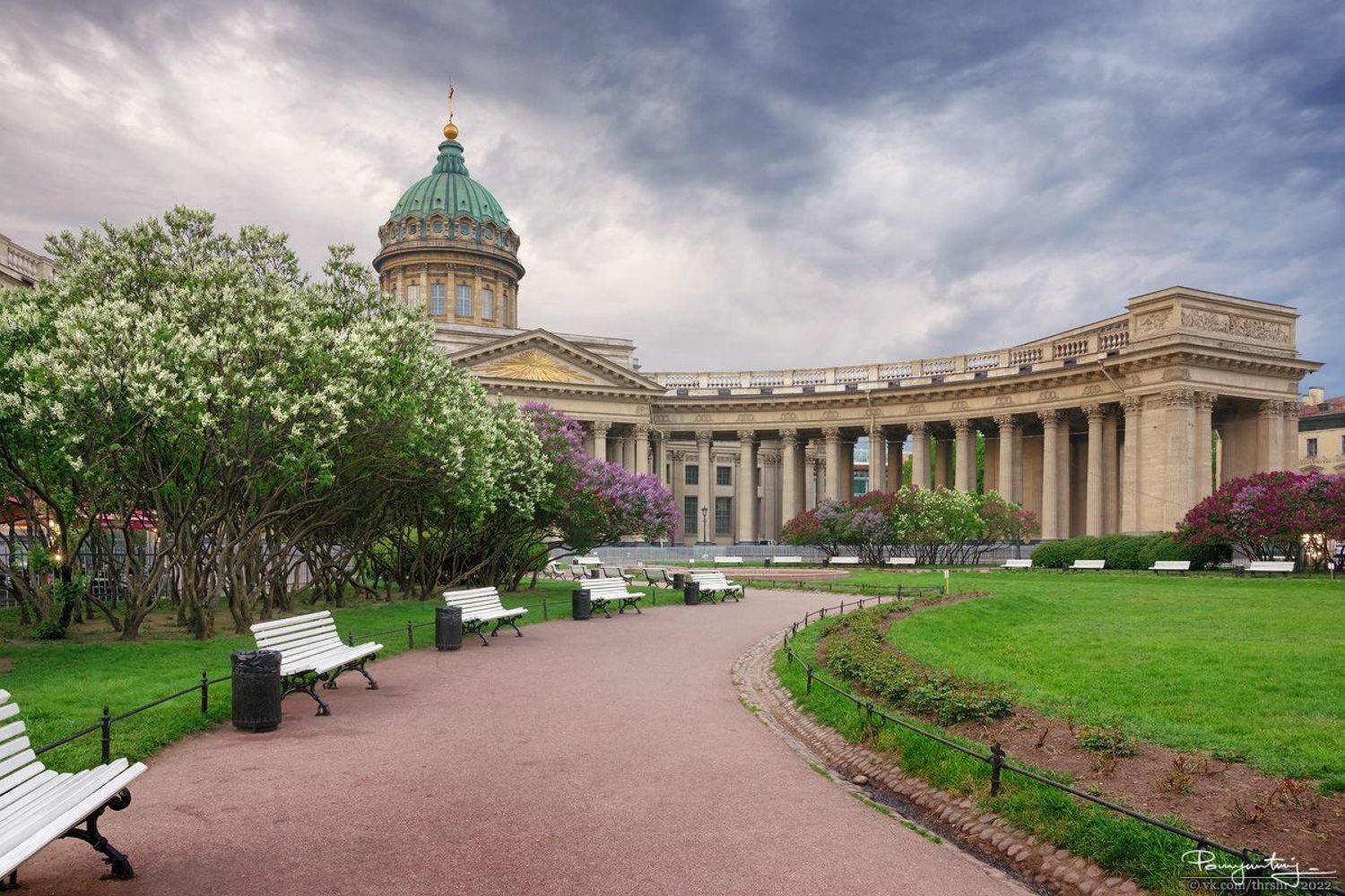 санкт-петербург, спб, питер, казанский, собор, белые, ночи, сирень, цветы, Андрей Помянтовский