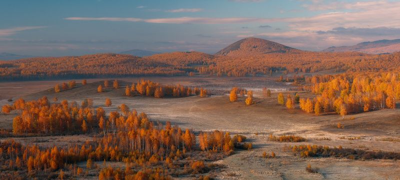 аушташ, башкирия, заморозки, октябрь, осень На просторах Южного Урала фото превью