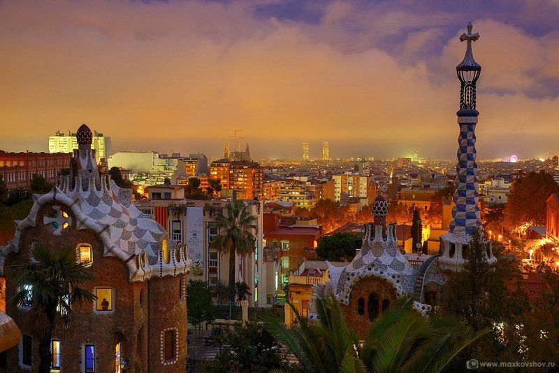 Barcelona, Parc G?ell, Барселона, Парк гуэля Барселона. Парк Гуэля. фото превью