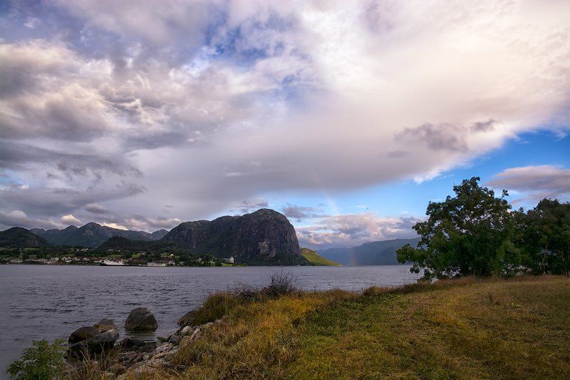 Норвегия, Хёгсфьорд Цветомузыка Хёгсфьорда фото превью