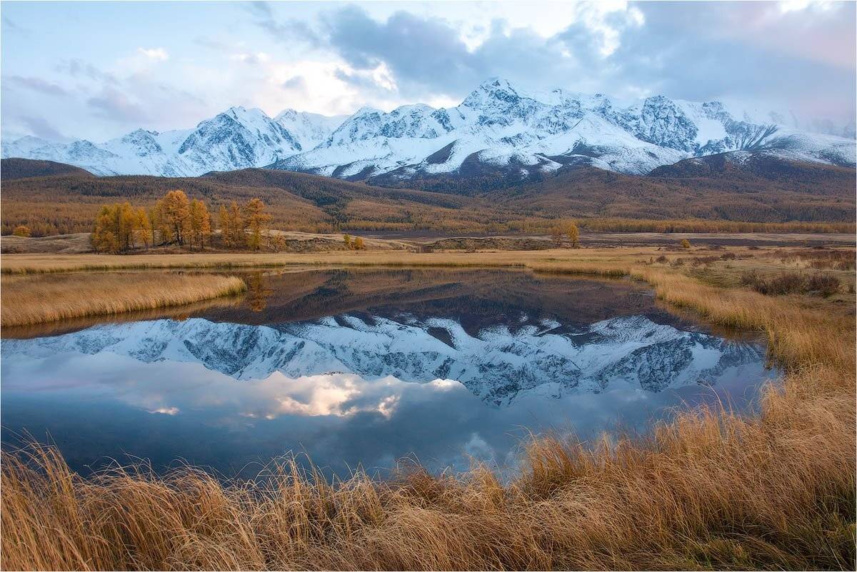 алтай, золотая осень, ештыкколь, джангысколь, Кутыгин Эдуард