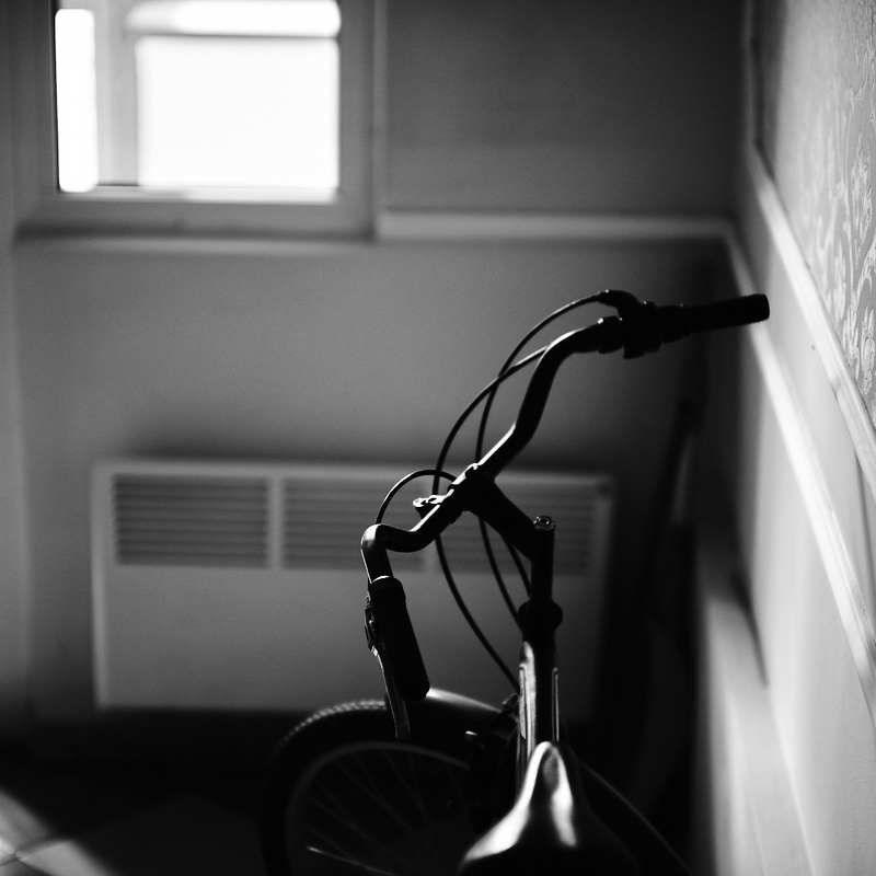 bike, waiting, abstraction Ожидание... фото превью