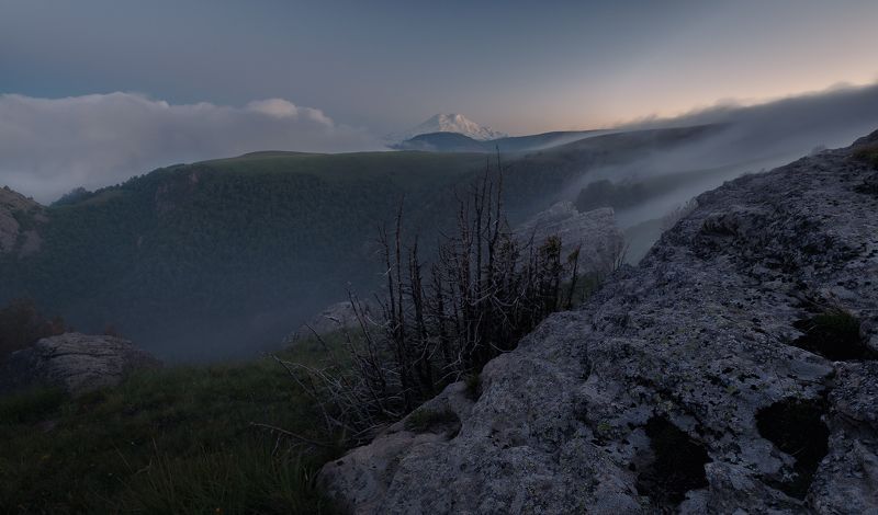 кавказ Вечер в Приэльбрусье фото превью