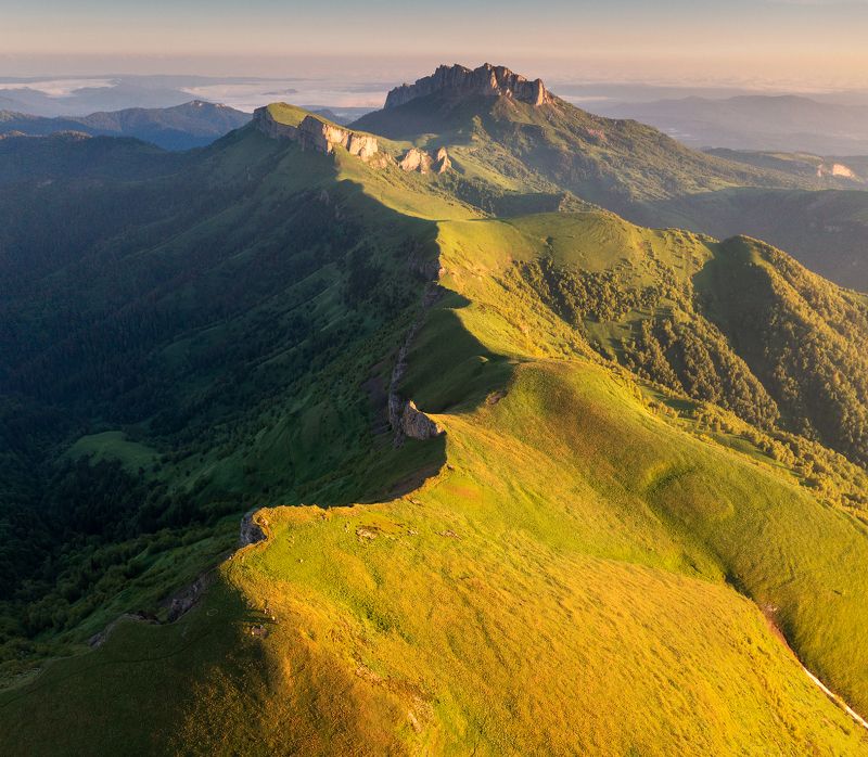 кавказ, западный кавказ, горы, природа, цветы, рододендроны, тхач, ачешбок Природный парк Большой Тхач фото превью