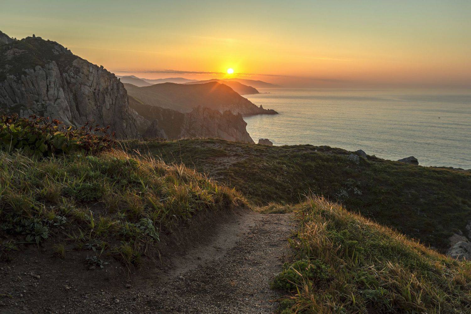 рассвет, побережье, тропа, ALEKSANDR KUZNETSOV