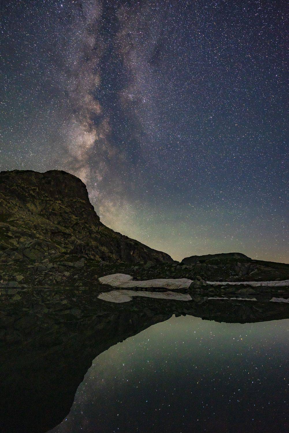 stars nature landscapes mountain, viktor demidov