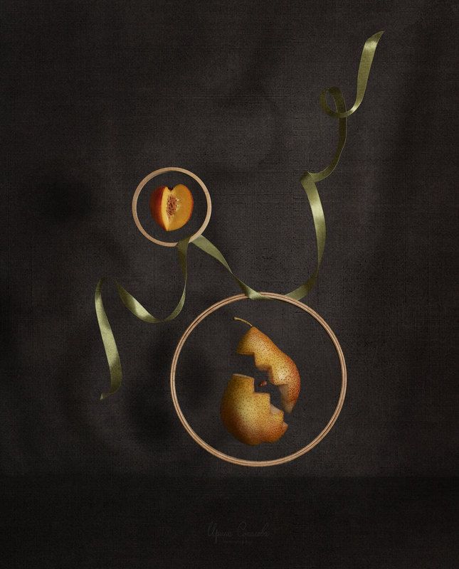 фрукты,левитация,арт Фруктовая лёгкость фото превью