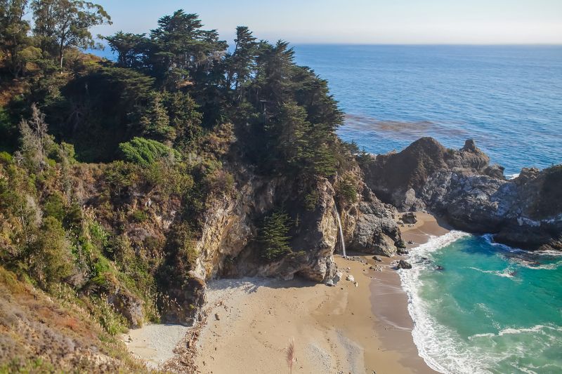 california, big, sure, mcway, falls McWay Falls фото превью