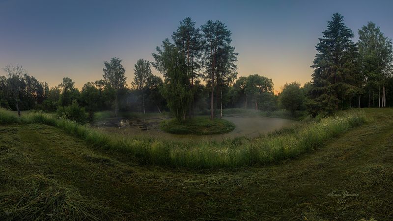 щелыково, кострома, утро, пейзаж, остров Щелыково фото превью